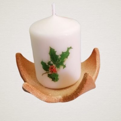 Vela Navidad Acebo