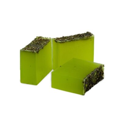 Jabón natural artesano de glicerina vegetal - Mandarina, Cedro y Aguacate